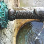 detail, drinking fountain